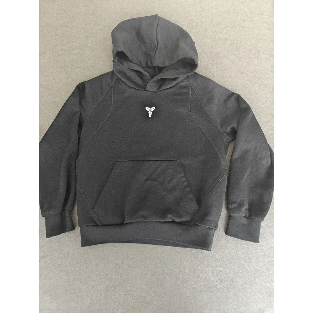 Nike Kobe Mamba Mentality Therma Fit Boys Youth Hoodie Black Size S